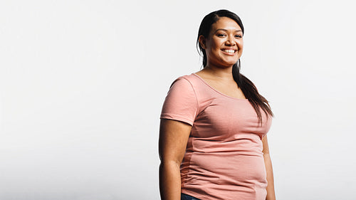 Portrait of smiling woman