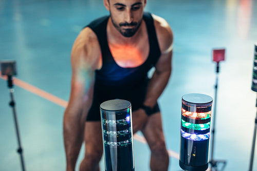 Visual stimulus system to improve reaction time