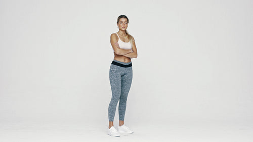 Woman standing in sportswear