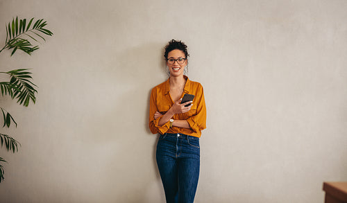 Confident businesswoman portrait