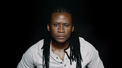 African man with dreadlocks