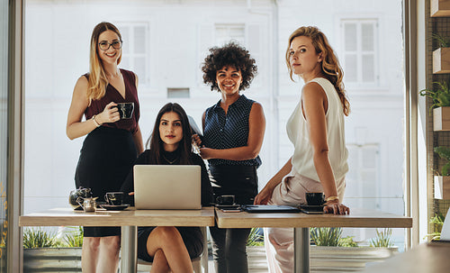 Portrait of multi-ethnic businesswomen together