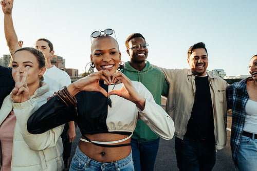 Love in action: protesters stand for a better world
