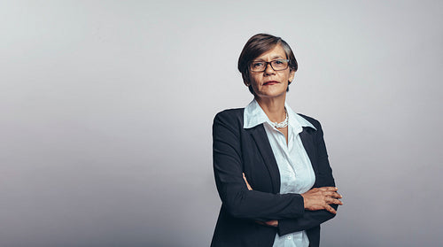 Portrait of senior businesswoman