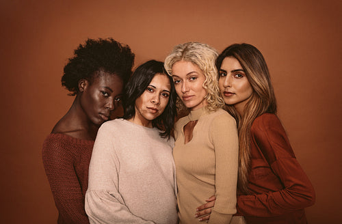 Multi ethnic group of women