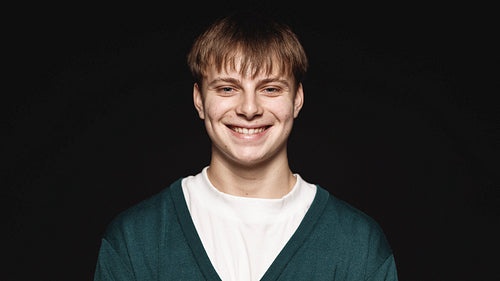 Portrait of a caucasian teenager