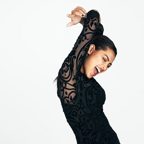 Portrait of a happy young woman