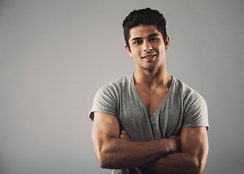 Handsome young hispanic model 