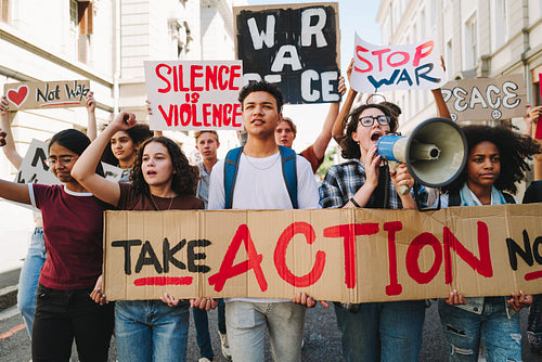 Activism for peace and human rights