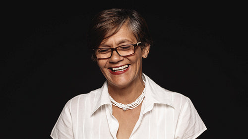 Portrait of a smiling senior woman