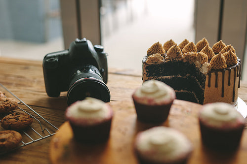 Food photography production