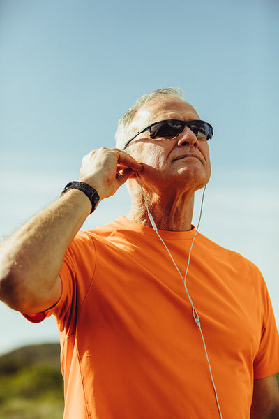Portrait of a senior athletic man
