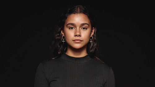 Portrait of a young woman