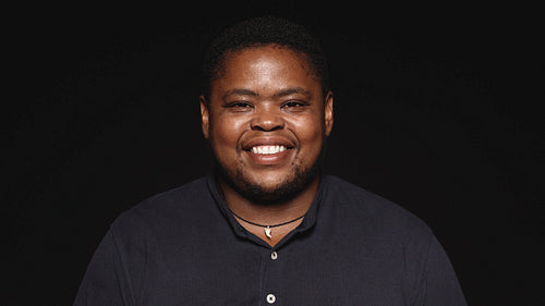 Close up of african male