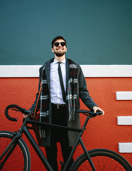 Man on his way to work