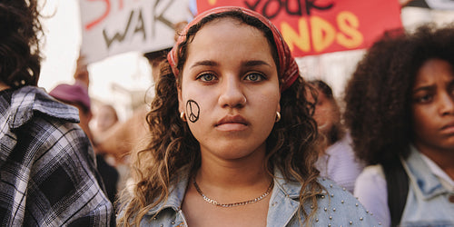 Marching for world peace