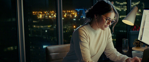 Quiet focus: Late-night grind