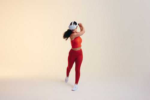 Virtual reality tennis