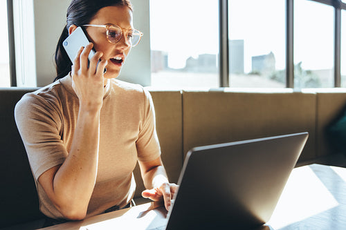 Planning business over the phone