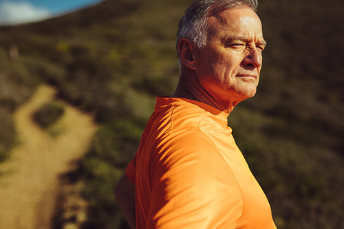 Portrait of a senior man