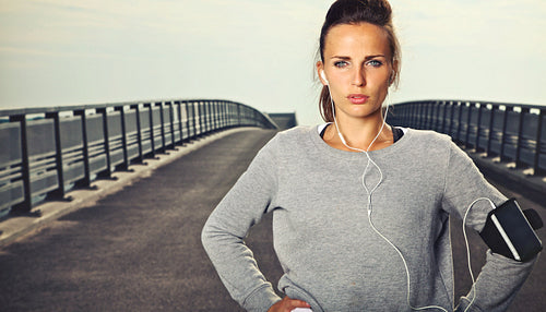 Portrait of Female Jogger