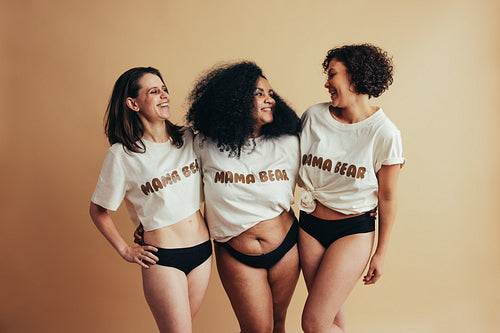 Mothers with postpartum bodies