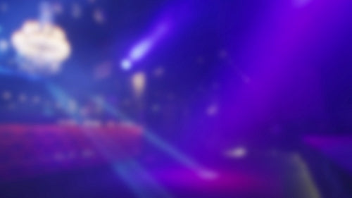 Nightclub shot with blur effect.