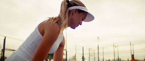 Energetic players enjoying an exciting game of padel tennis on a vibrant court