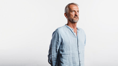 Portrait of senior man