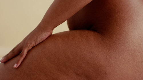 Woman embracing her sensuality and wellness