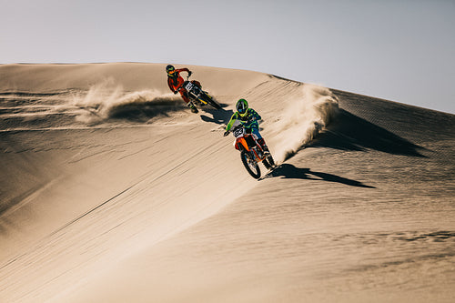 Desert motocross race