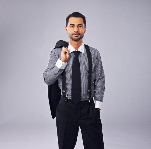 Handsome Executive in Copyspace