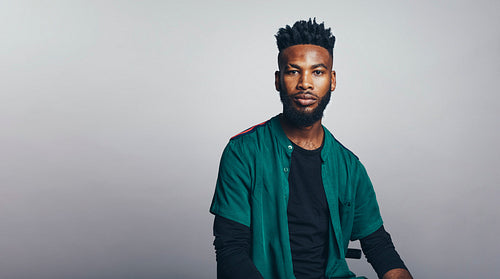 Portrait of african man