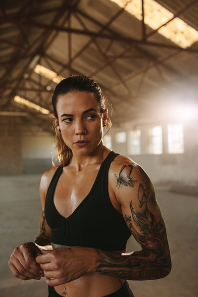 Fitness woman after workout session