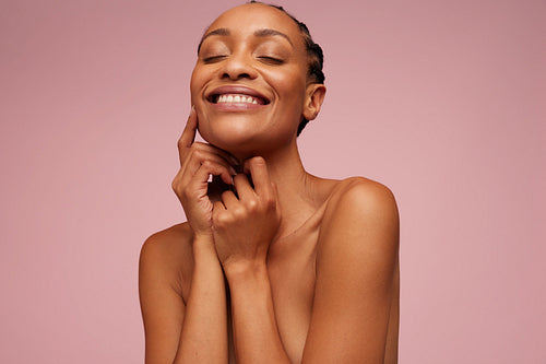 Radiant african woman