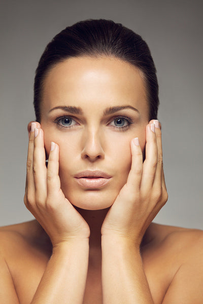 Natural beauty with perfect skin