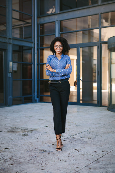 Confident young african businesswoman