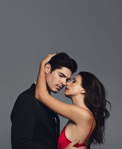 Affectionate couple in love