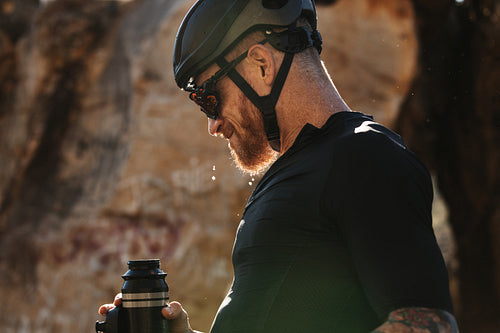Staying hydrated during ride