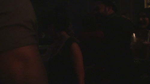 Group of friends dancing at the nightclub