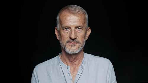 Senior man with white beard