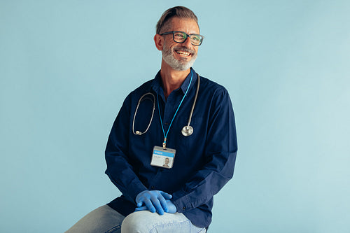 Portrait of a happy general practitioner