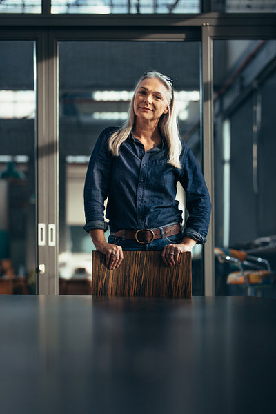 Portrait of confident senior business woman