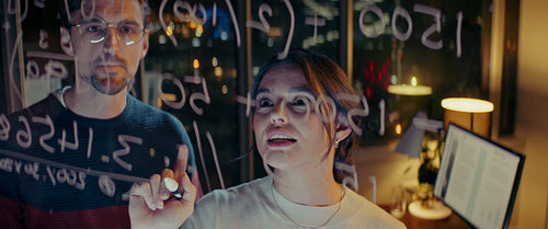 Sharp focus: Two minds, one plan