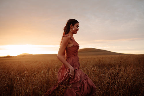 Feeling alive in beautiful nature