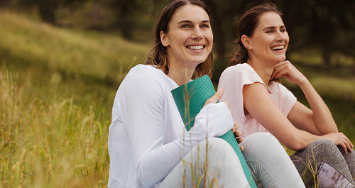 Enjoying nature with best friend