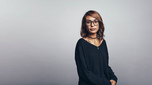 Portrait of a young woman