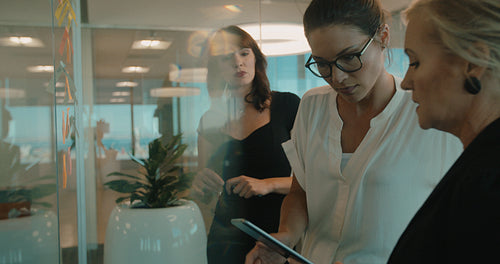 Business women meeting in modern office