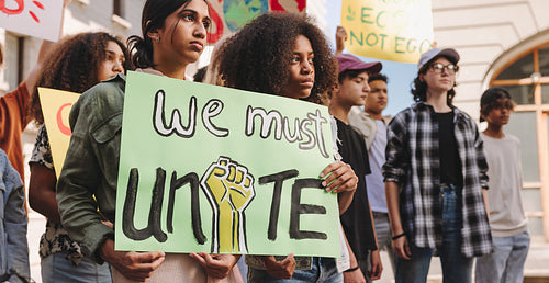 Climate strike in the city