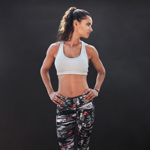 Fit young female model